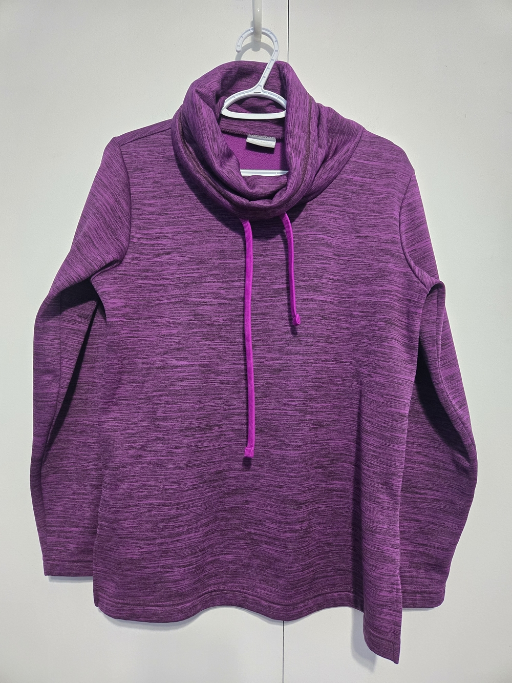Columbia Purple Cowl Neck Pullover Fleece Sweatshirt‎ Women’s Small Athleisure
